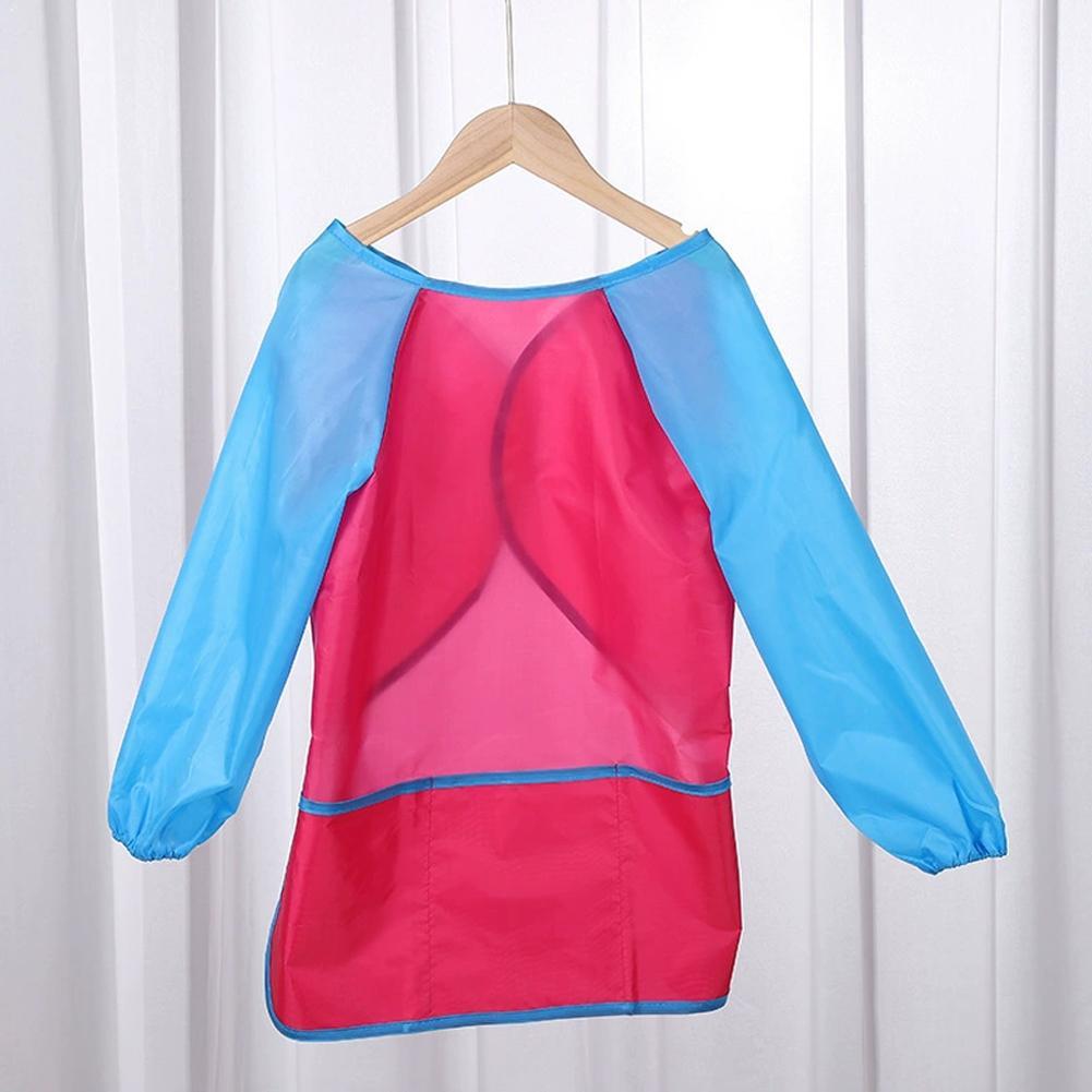 Baking Kitchen Kids - Waterproof Children Aprons With Long Sleeve