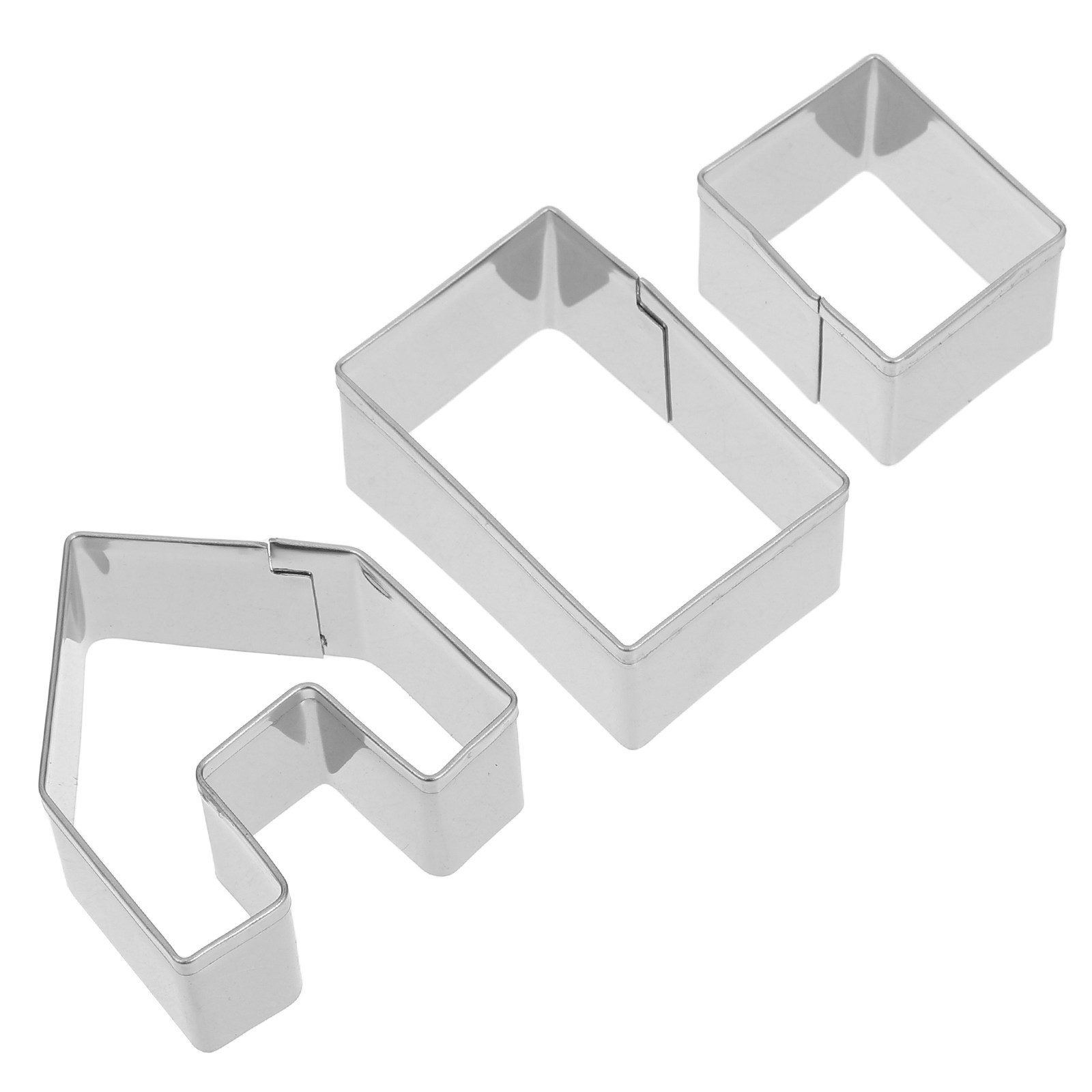 Cookie Cutter Set - 3Pcs Stainless Steel Cookie Cutter Set