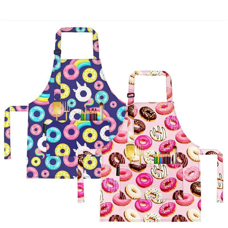 Baking Kitchen Kids - New Kids Polyester Art Smock Waterproof