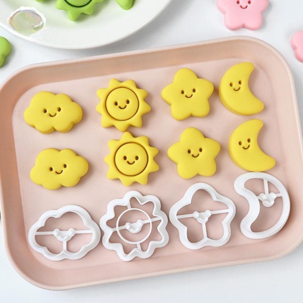 Kitchen And Baking Tools - Cookie Cutters Moon Stars Sun Cookie