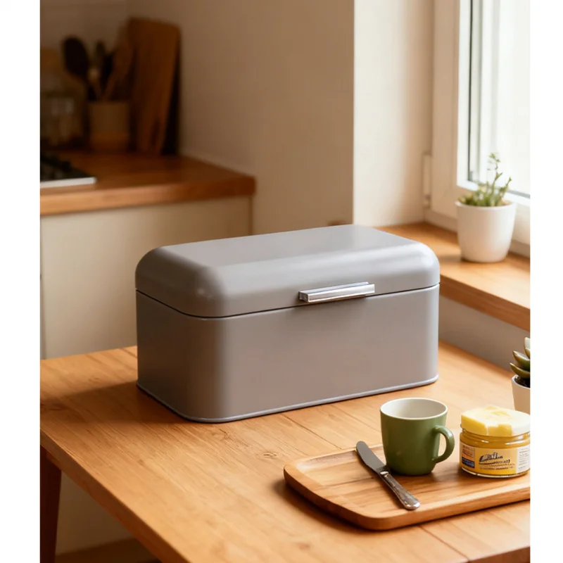 Metal Bread Box,Dry Food Stora - Kitchen Baking Counter review and price