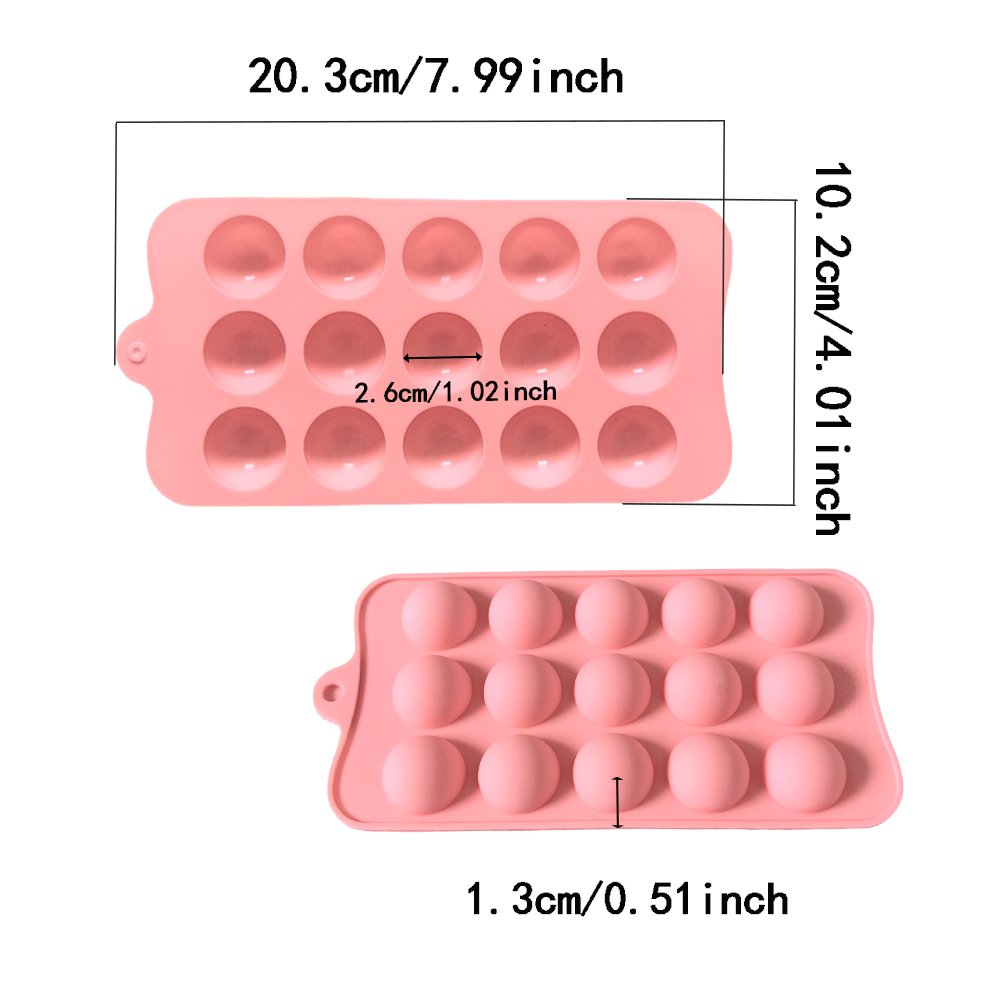 15 cavity semi-circular chocol - Kitchen And Baking Tools review and price