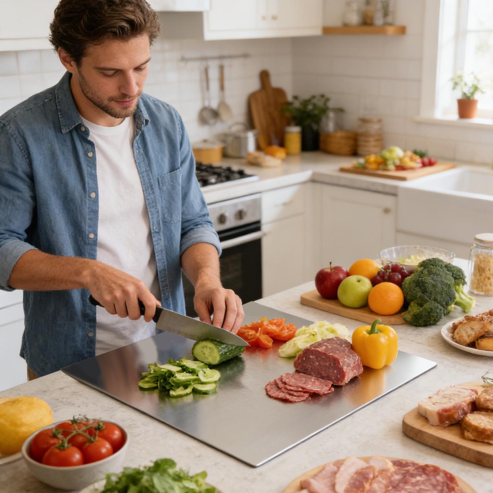 Stainless Steel Cutting Board  - Kitchen And Baking Tools review and price