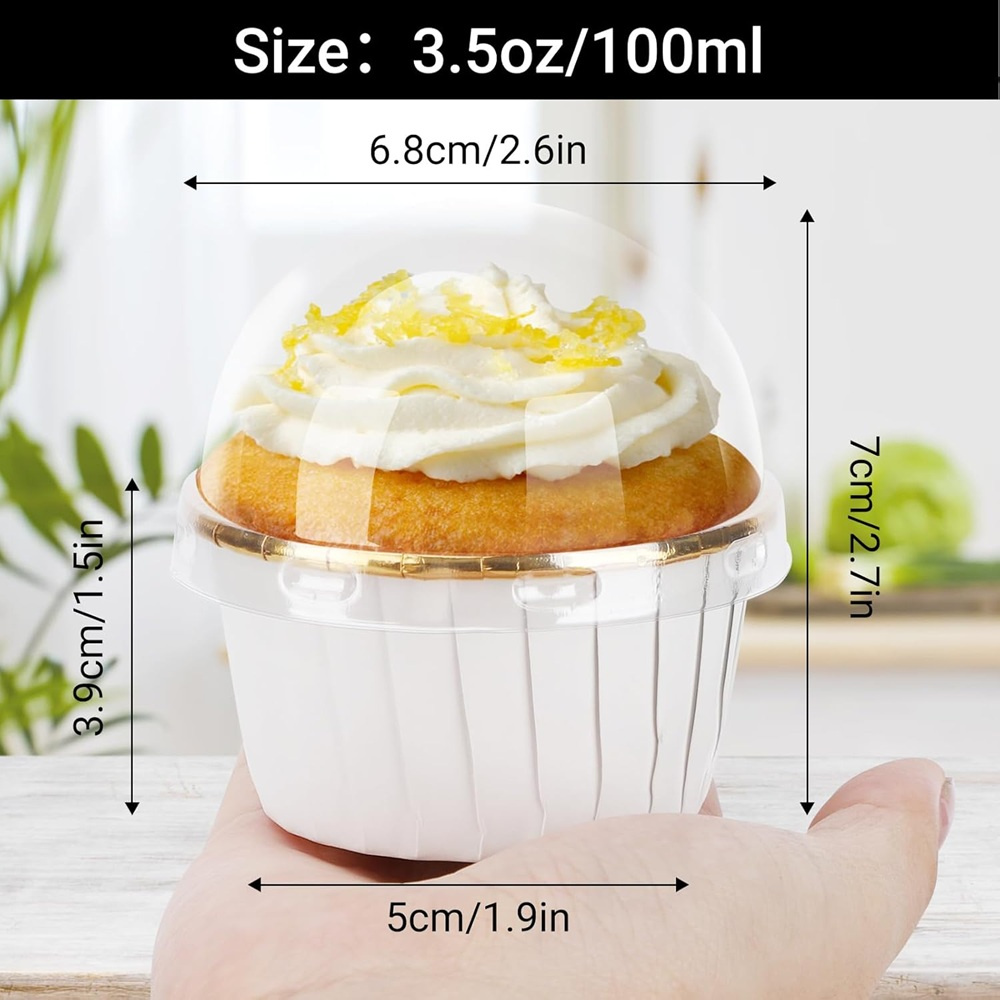 50 pcs Muffins Cup Paper Cupca - Kitchen And Baking Tools review and price