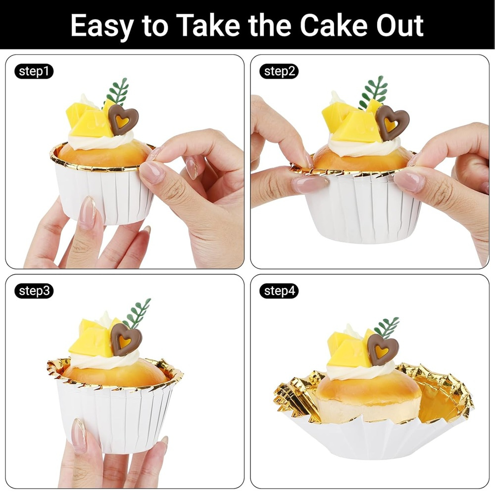 50 pcs Muffins Cup Paper Cupca - Kitchen And Baking Tools review and price