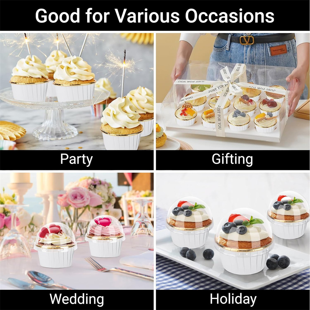 50 pcs Muffins Cup Paper Cupca - Kitchen And Baking Tools review and price