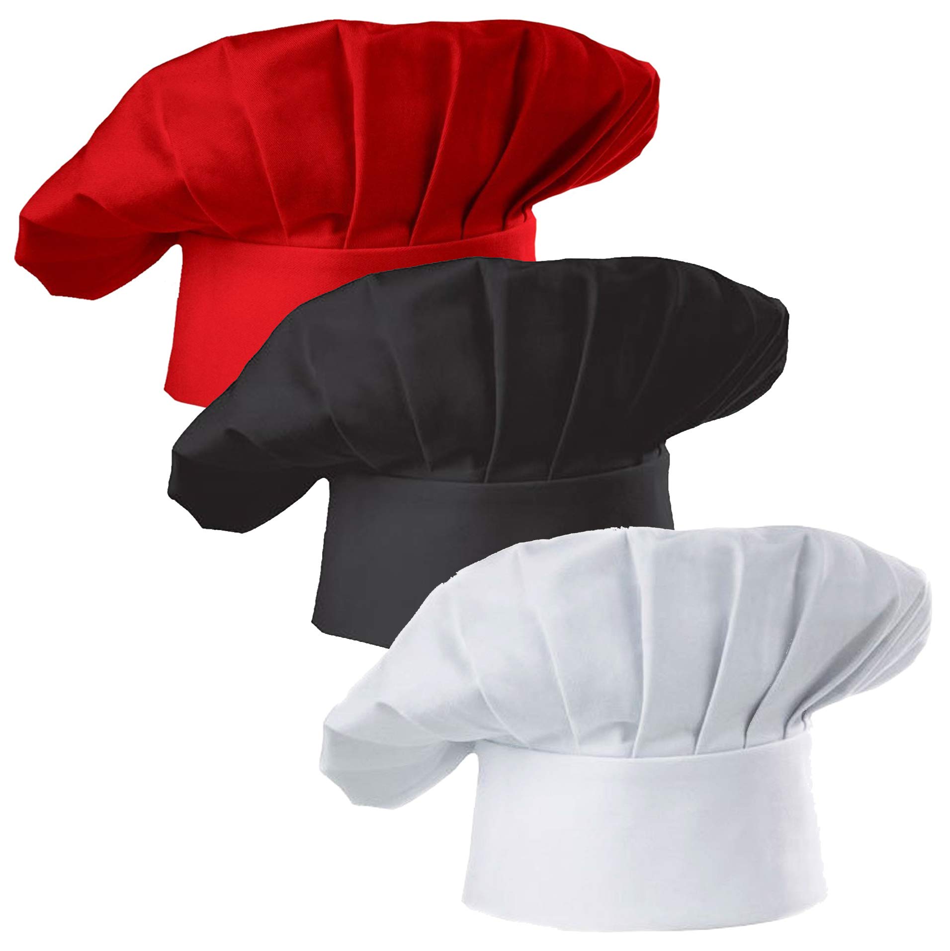 Set of 3 Pack Adult Chef Hat A - Kitchen Baker review and price
