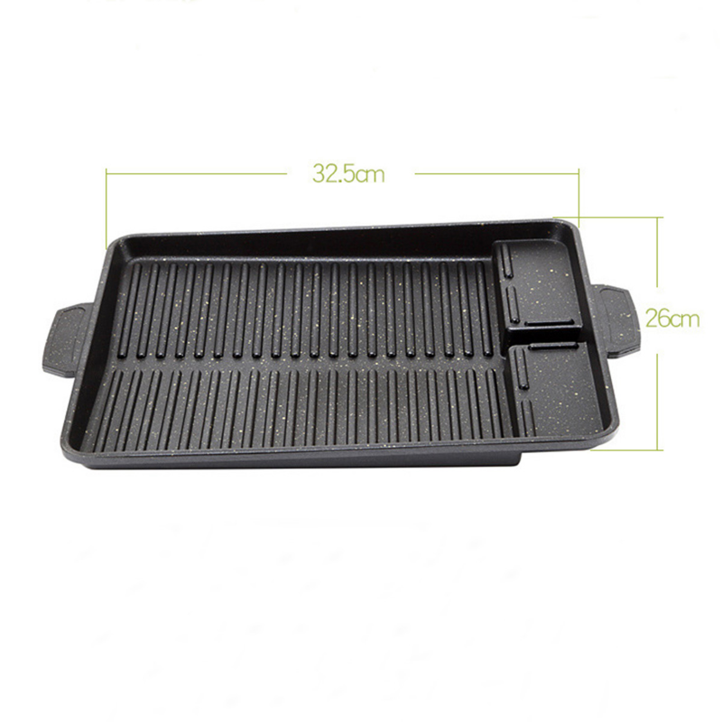 BBQ Grill Pan Plate 32 X 26cm  - Kitchen Baking Tray Organiser review and price