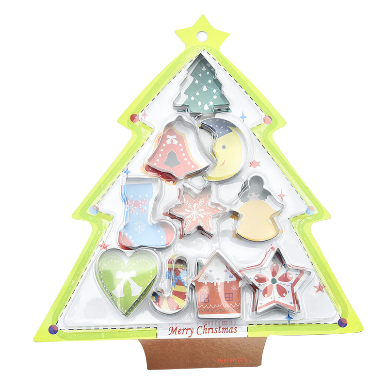 10 PCS Stainless Steel Christm - Cookie Cutter Set review and price