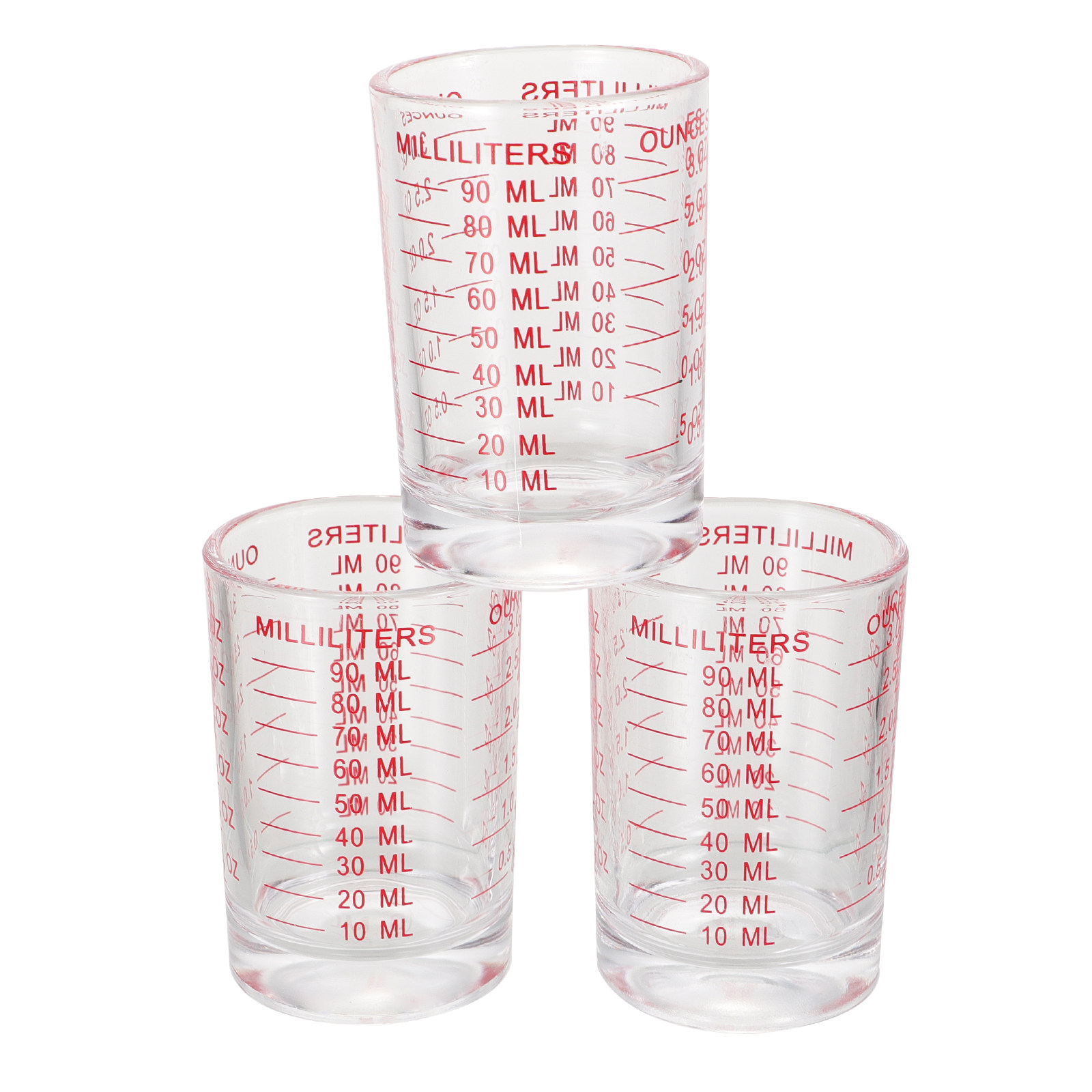 3Pcs Glass Measuring Cups Set  - Kitchen And Baking Tools review and price