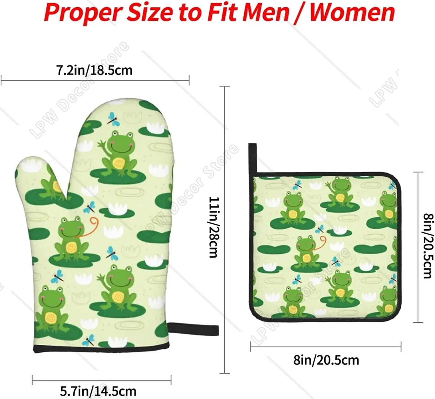 Cute Frog Funny Oven Mitts and - Kitchen Baking Counter review and price