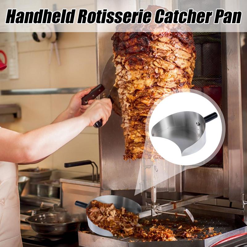 Handheld Meat Catcher BBQ Shov - Kitchen Baking Tray Organiser review and price
