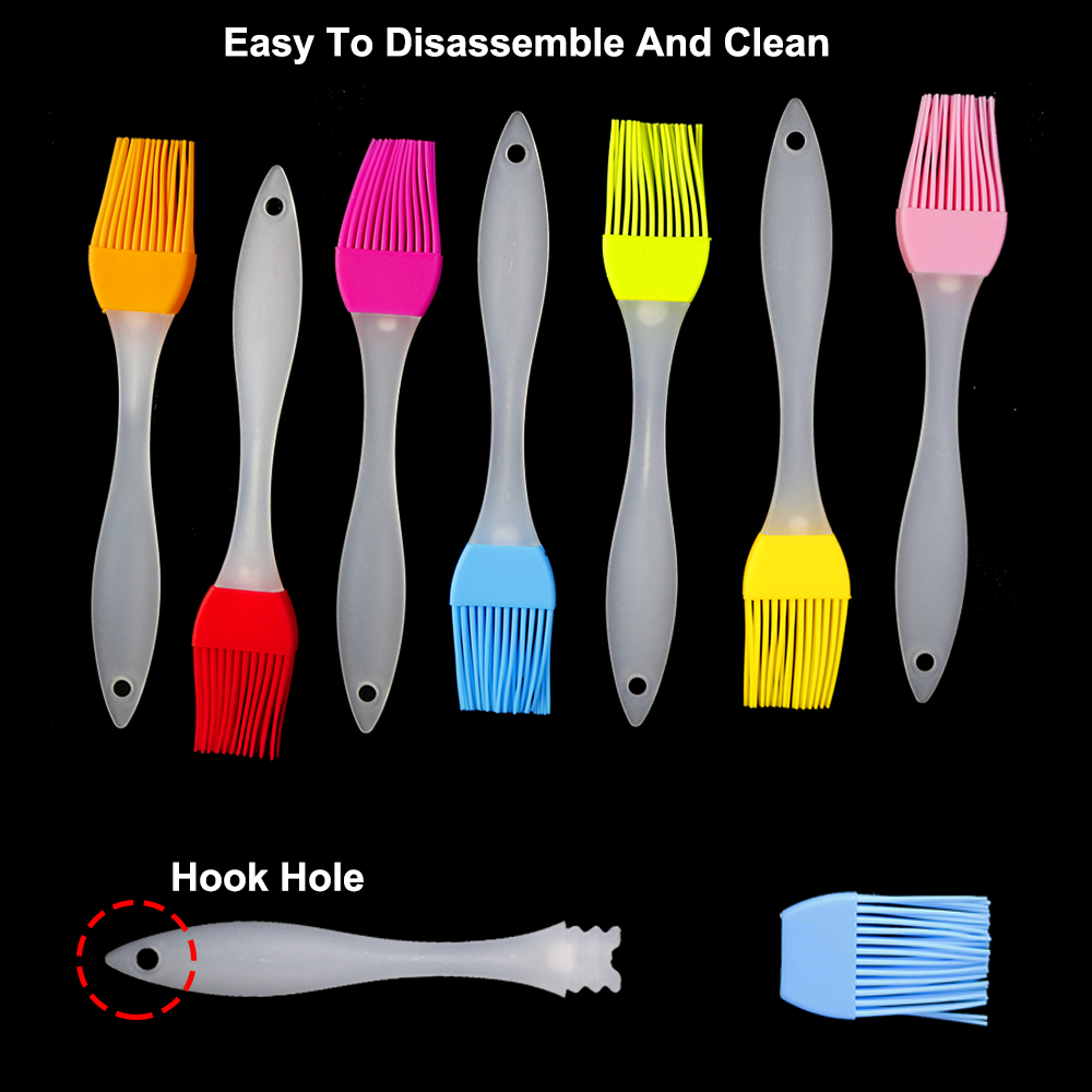1Pcs 7 Colour Food Silicone Br - Kitchen Baking Brush review and price