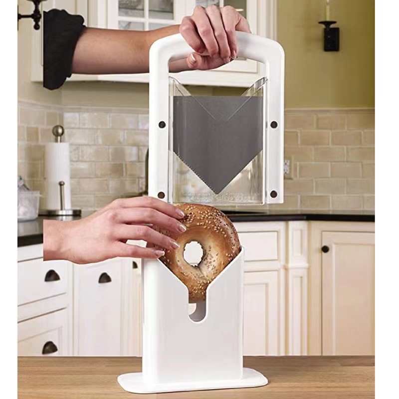 Bagel Bread Slicer Guide Cutte - Kitchen Baking Counter review and price