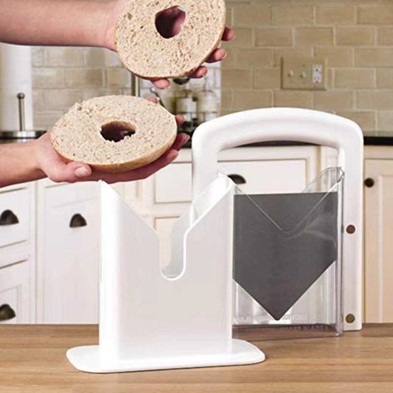 Bagel Bread Slicer Guide Cutte - Kitchen Baking Counter review and price