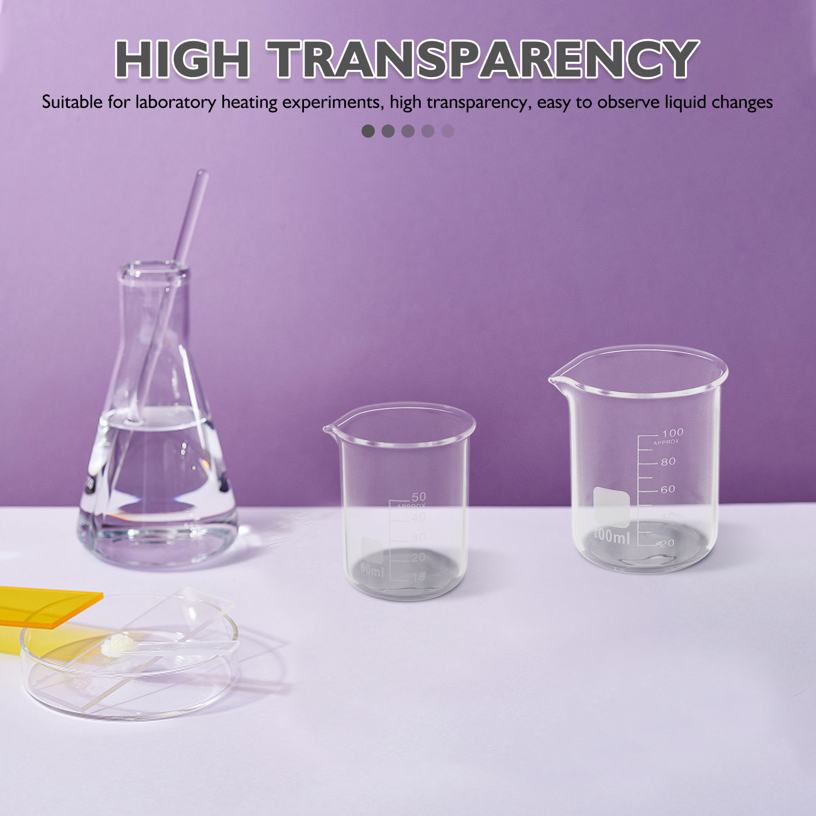4Pcs High Borosilicate Glass B - Kitchen Glass Baking Set review and price