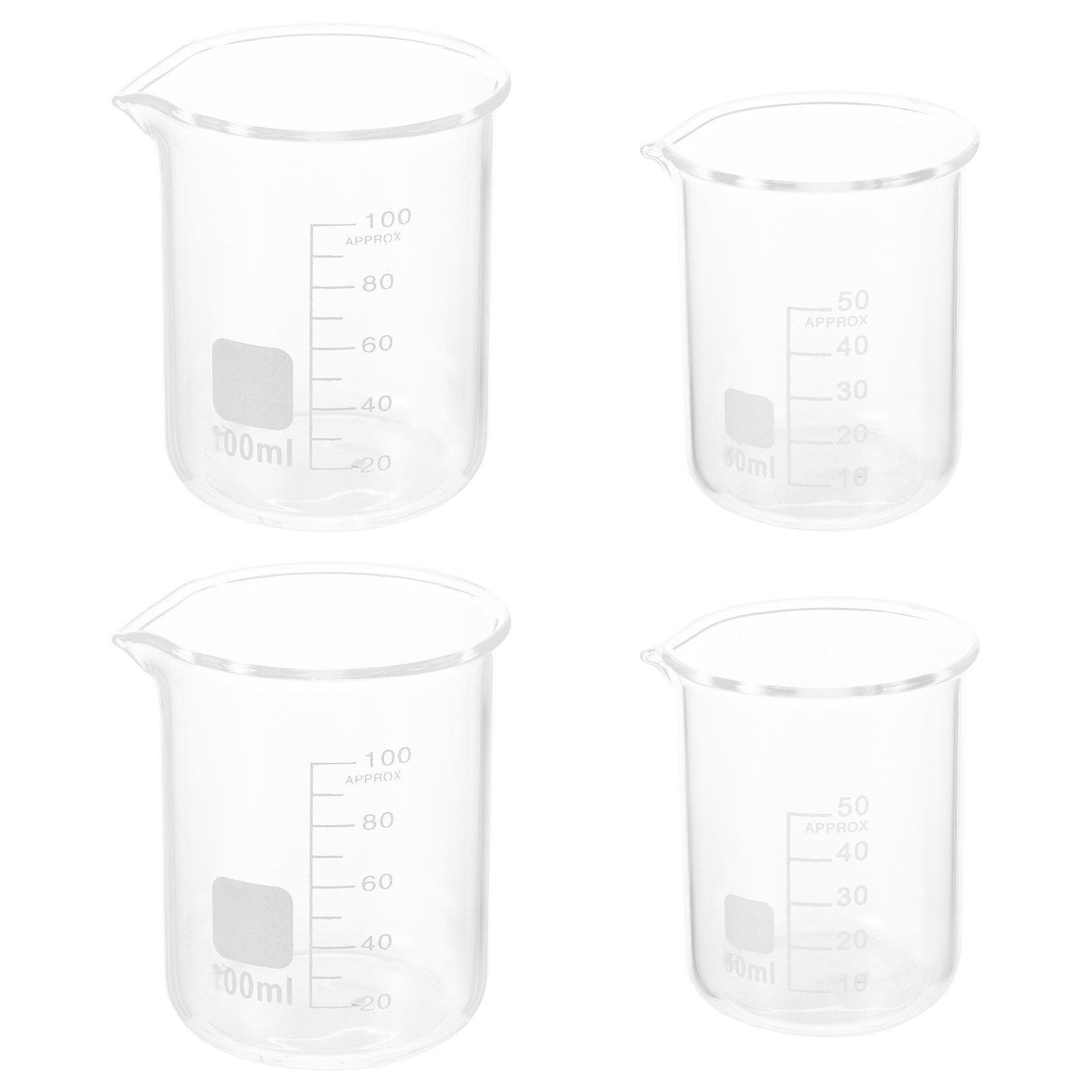 4Pcs High Borosilicate Glass B - Kitchen Glass Baking Set review and price