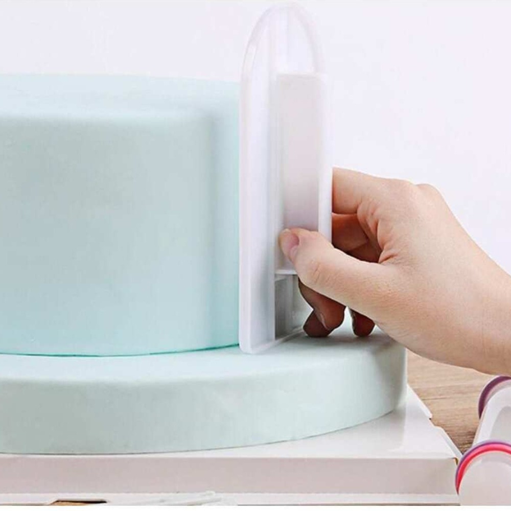 Plastic Cake Smoother DIY Fond - Kitchen Baking Brush review and price