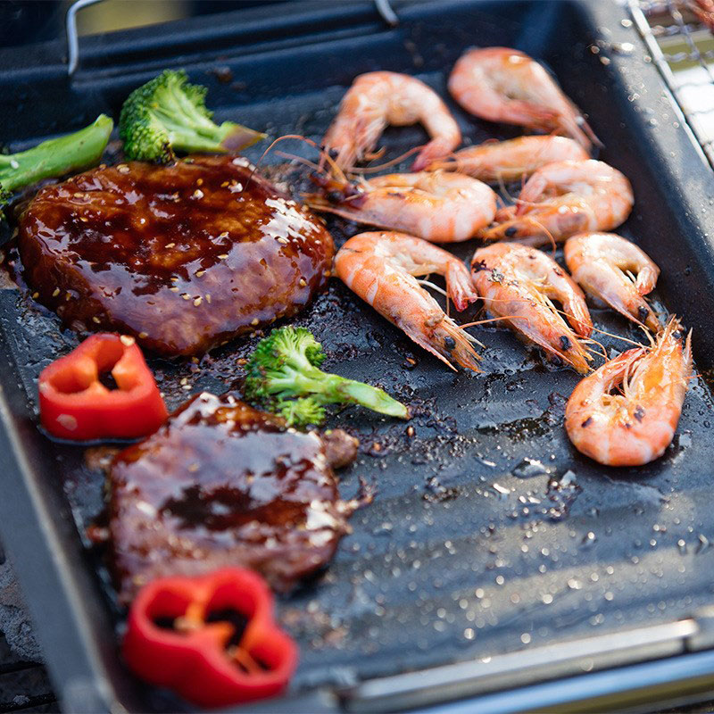 Outdoors Thick Square Grill Pa - Kitchen Baking Tray Organiser review and price