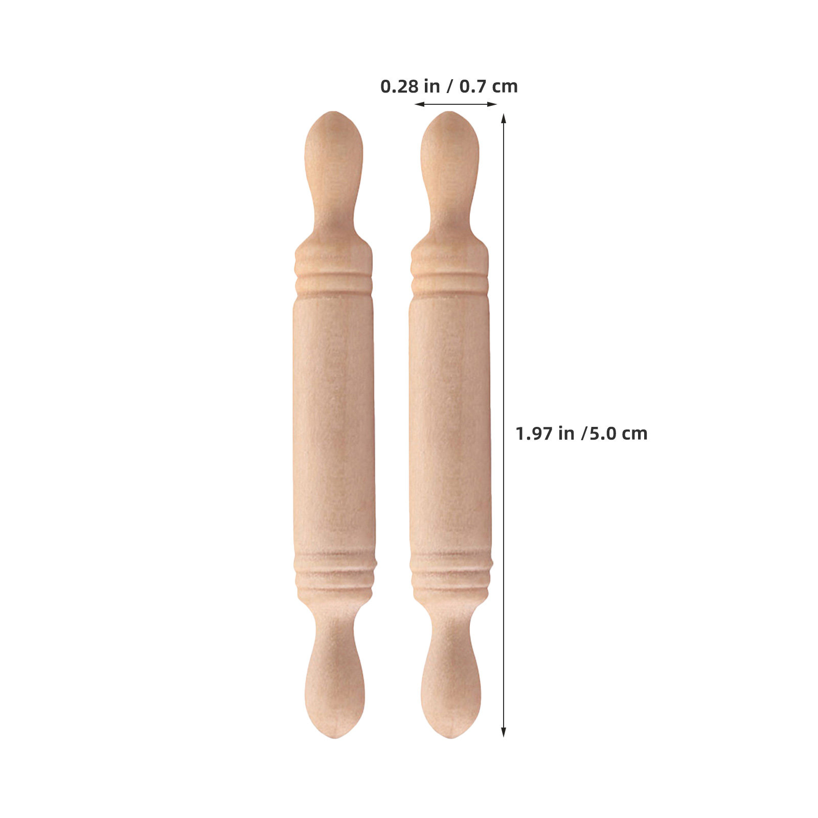 30Pcs Miniature Wood Rolling P - Baking Kitchen Kids review and price