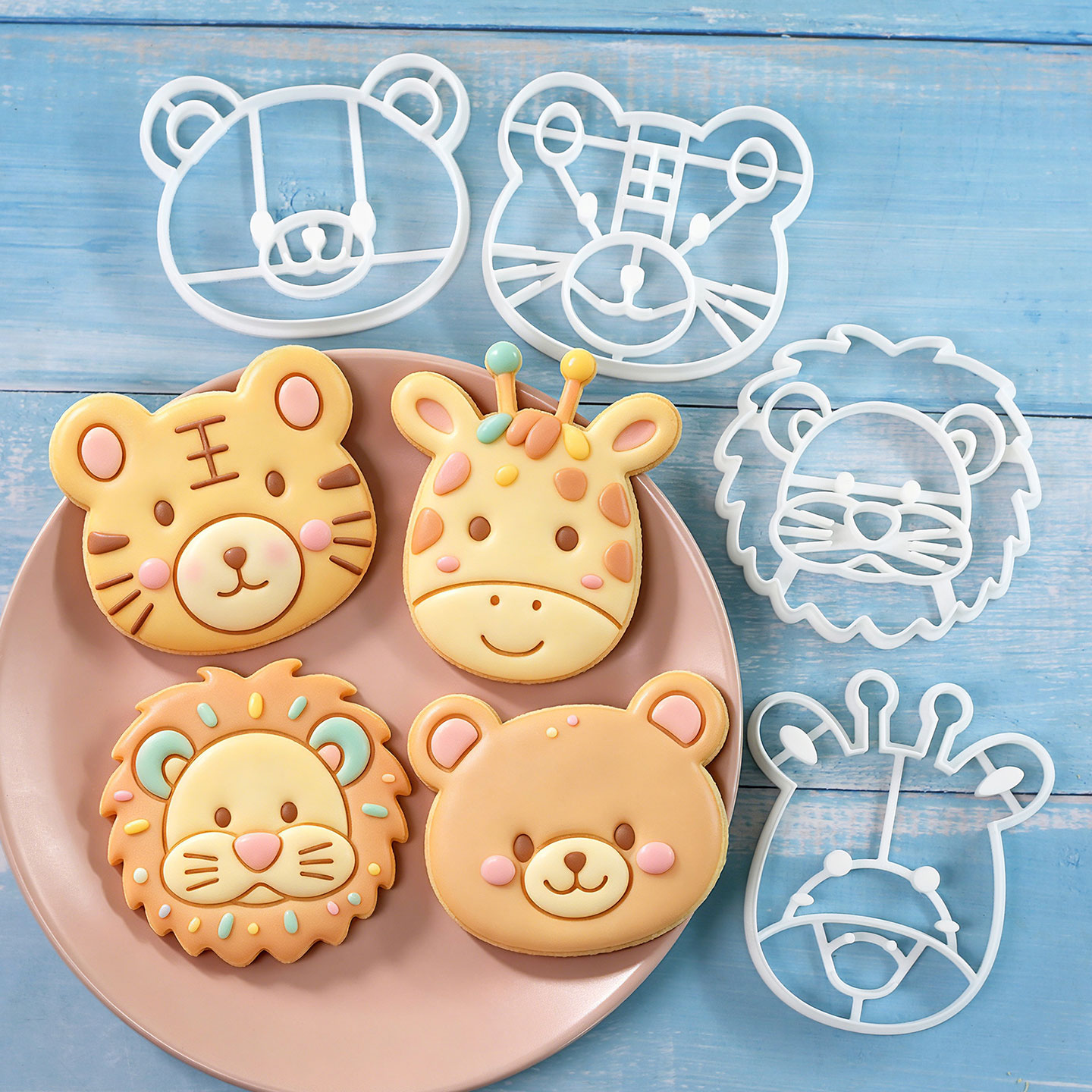 4 Pcs Animal Cookie Cutters Se - Cookie Cutter Set review and price