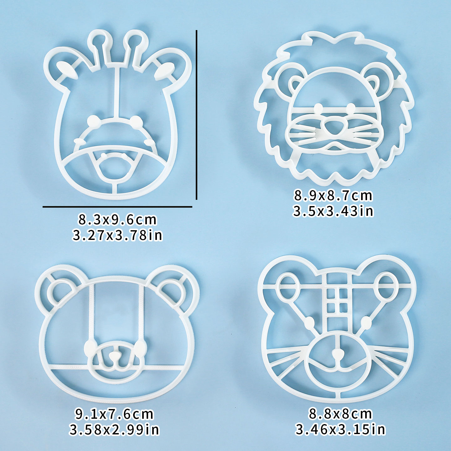 4 Pcs Animal Cookie Cutters Se - Cookie Cutter Set review and price
