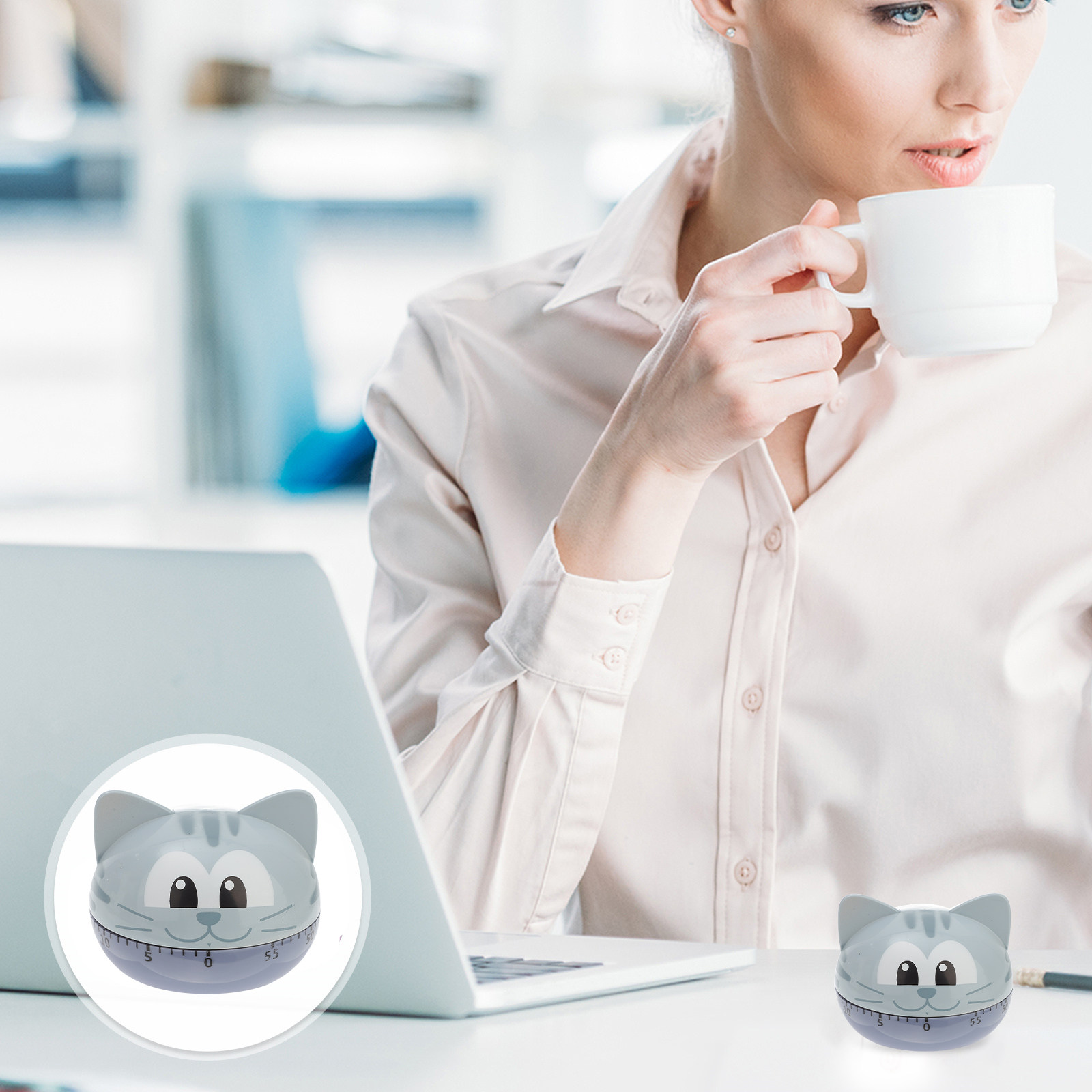 1Pcs Cartoon Cat Kitchen Timer - Kitchen Baking Timer review and price