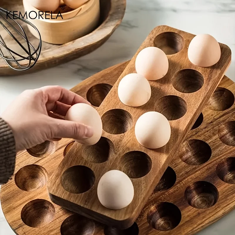 KEMORELA 1PCS Modern Wooden Eg - Kitchen Baking Tray Organiser review and price