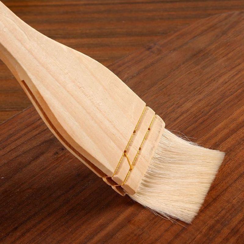 Flat Wool Pastry Brush Food Gr - Kitchen Baking Brush review and price
