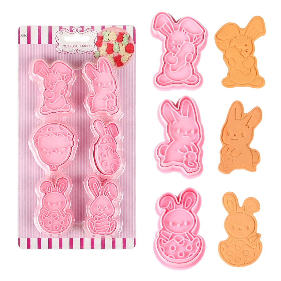 6pcs/Set Easter Bunny Cookie C - Cookie Cutter Set review and price
