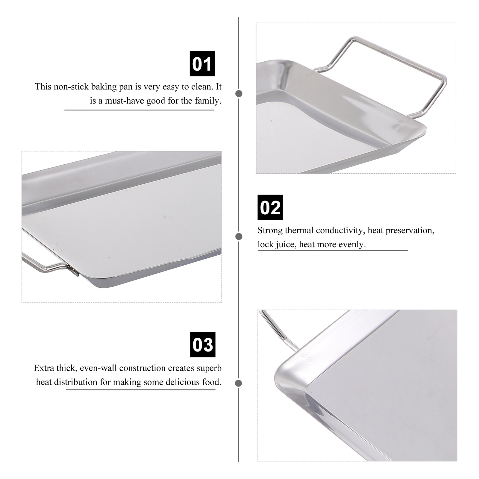 1Pcs Premium Stainless Steel G - Kitchen Baking Tray Organiser review and price