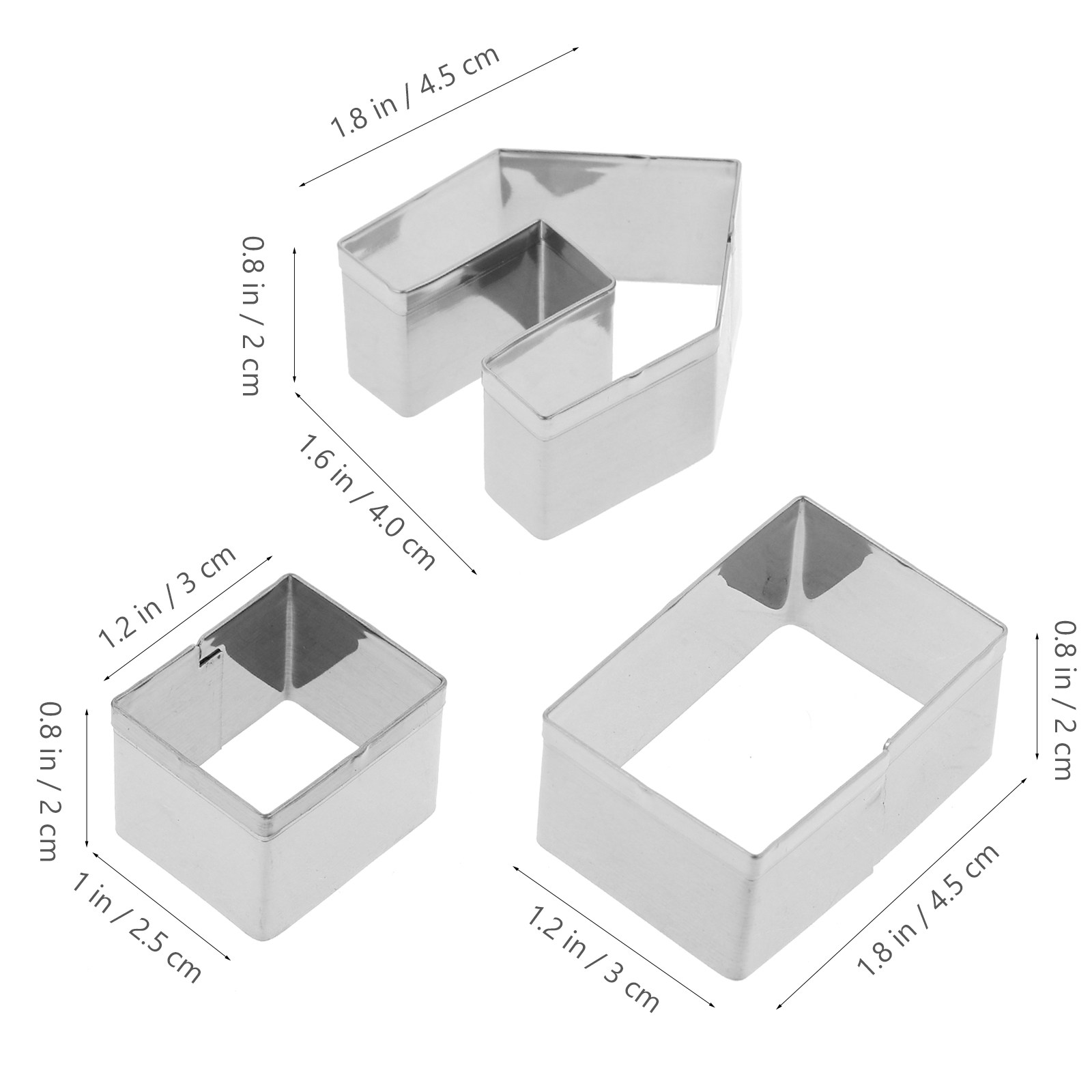 3Pcs Stainless Steel Cookie Cu - Cookie Cutter Set review and price