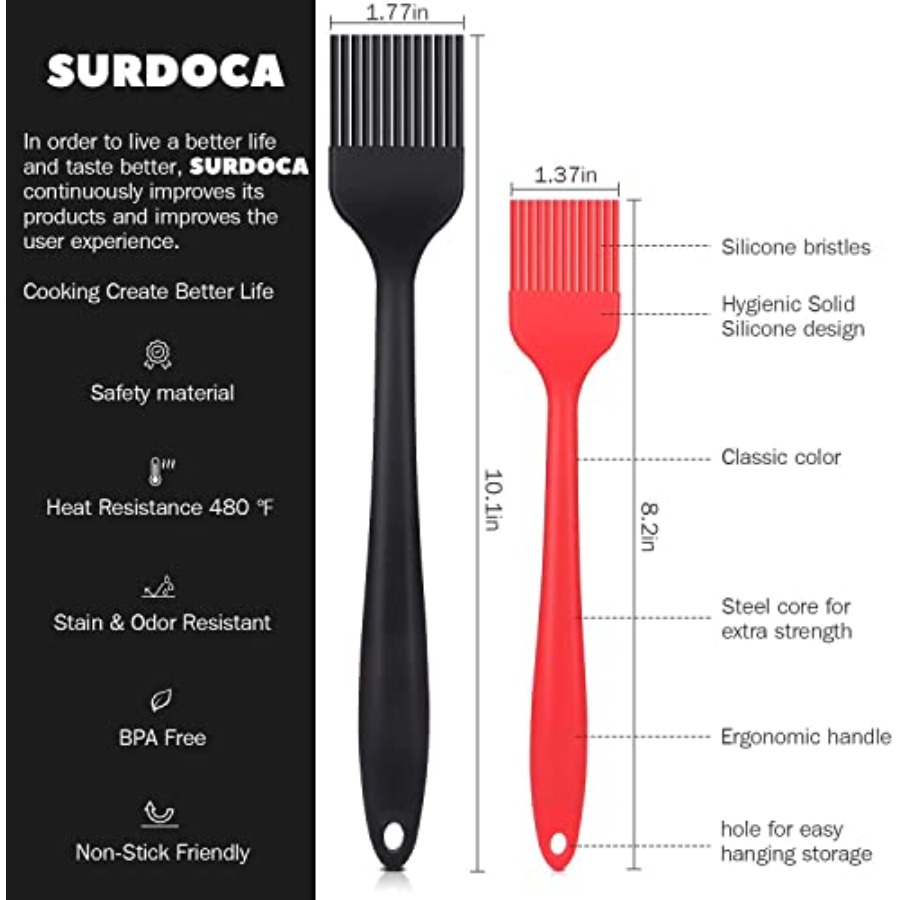 Silicone Pastry Basting Brush  - Kitchen Baking Brush review and price