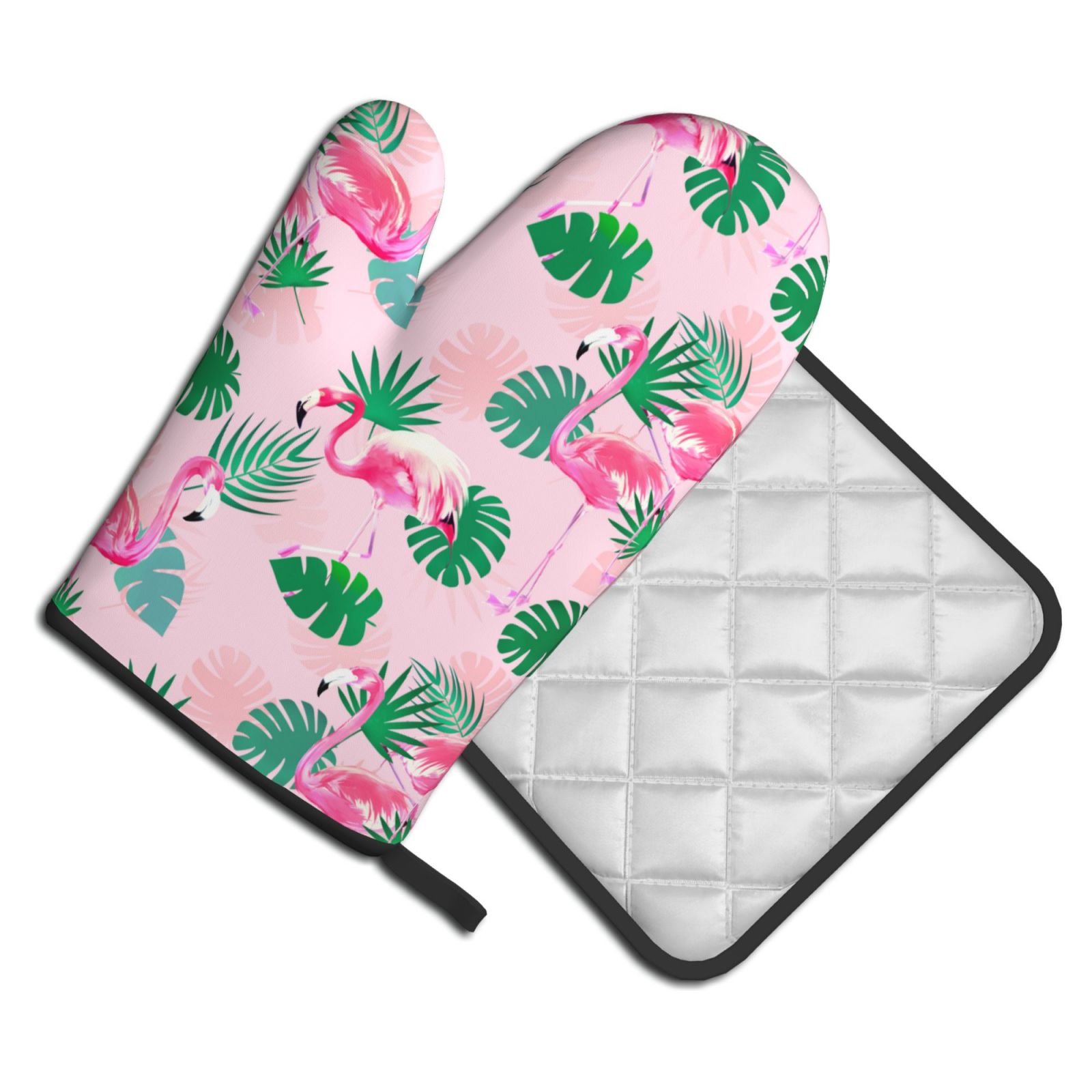 Flamingo Oven Mitts and Pot Ho - Kitchen Baking Counter review and price