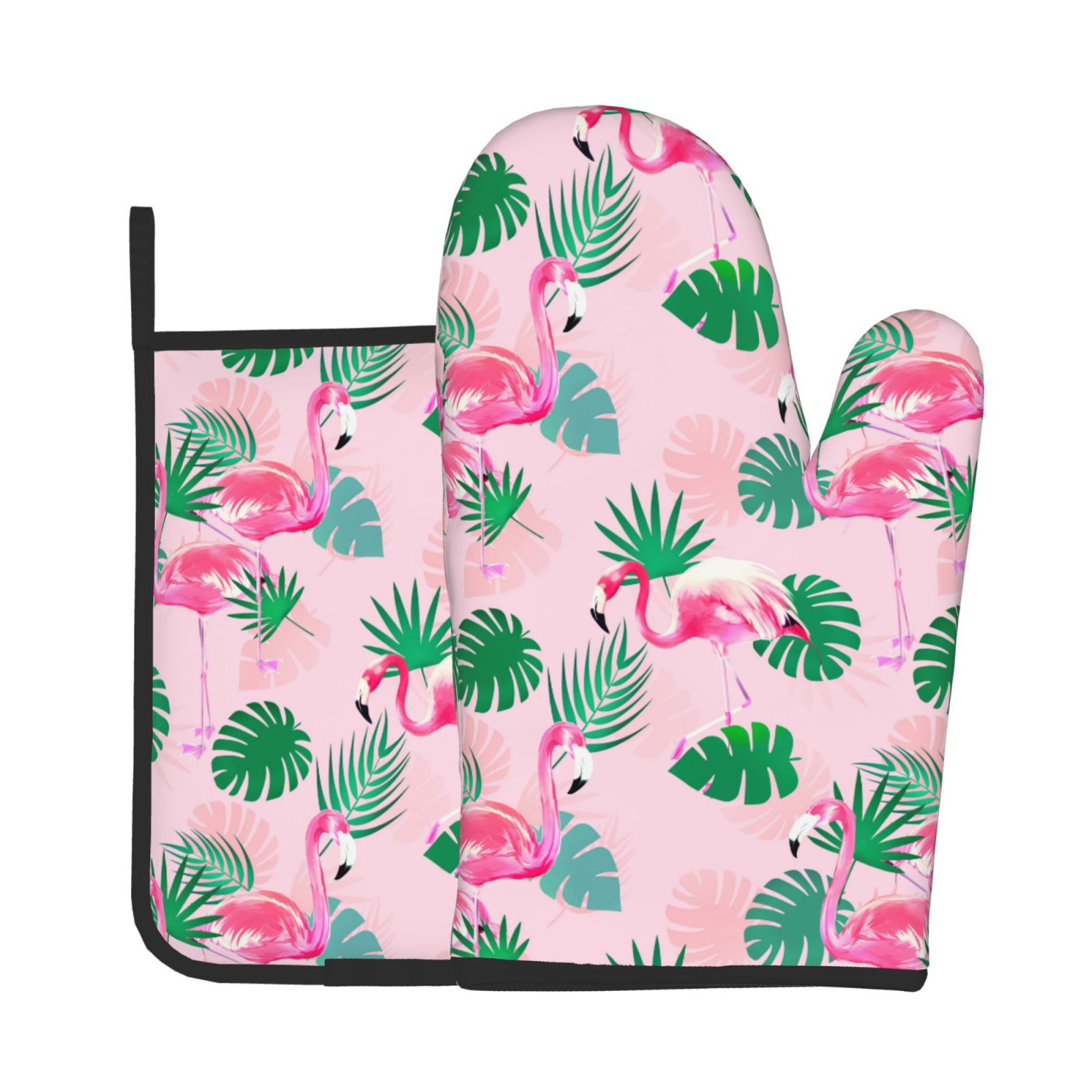 Flamingo Oven Mitts and Pot Ho - Kitchen Baking Counter review and price