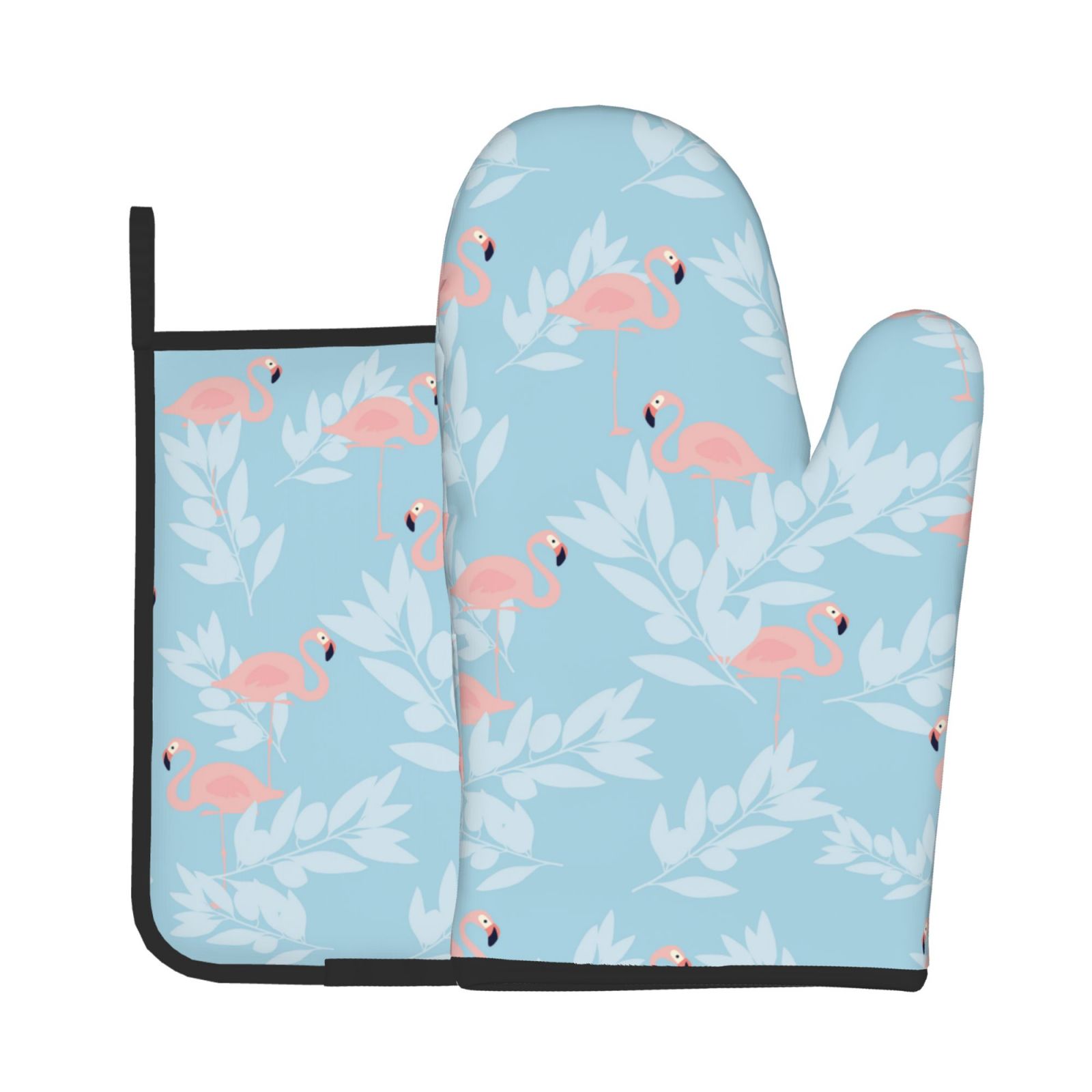 Flamingo Oven Mitts and Pot Ho - Kitchen Baking Counter review and price