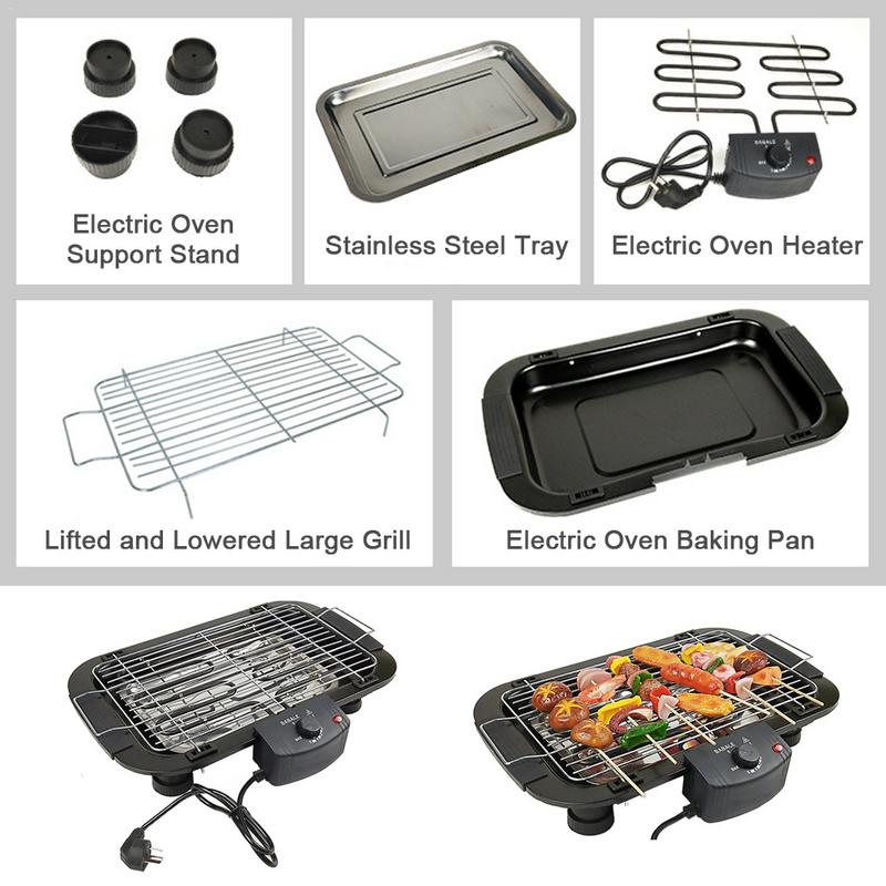 Household Smokeless Grill 2000 - Kitchen Baking Tray Organiser review and price