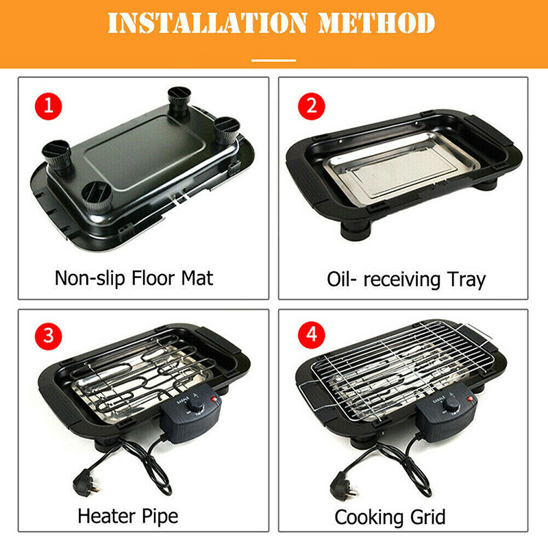 Household Smokeless Grill 2000 - Kitchen Baking Tray Organiser review and price