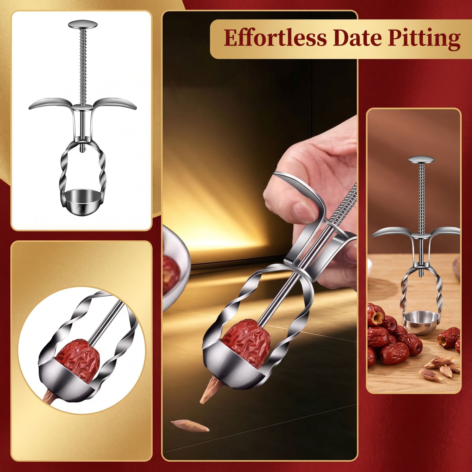 Stainless Steel Red Date Pitte - Kitchen And Baking Tools review and price