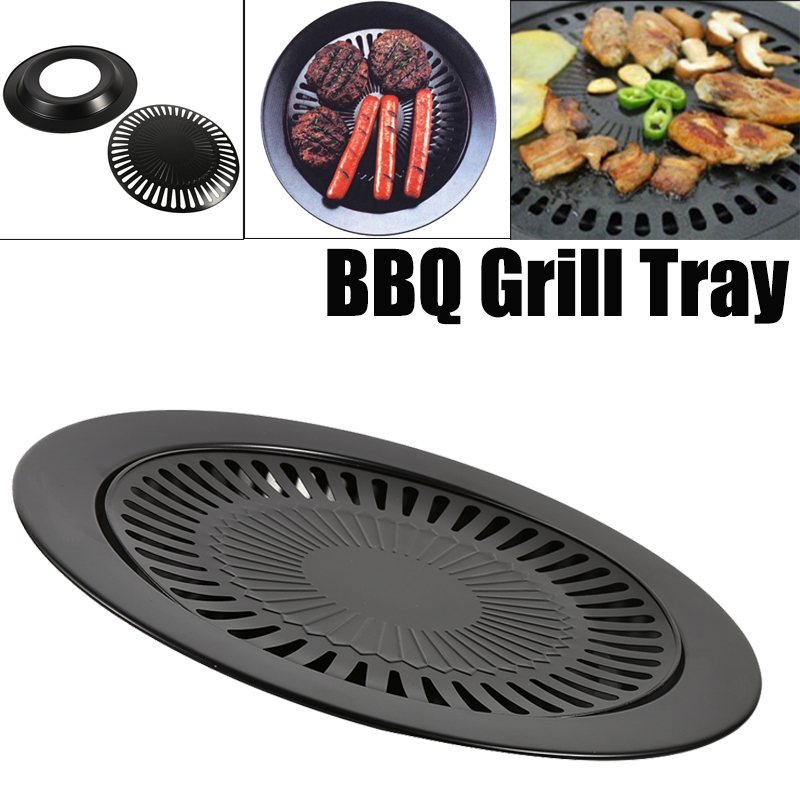 Smokeless Barbecue Grill Pan G - Kitchen Baking Tray Organiser review and price