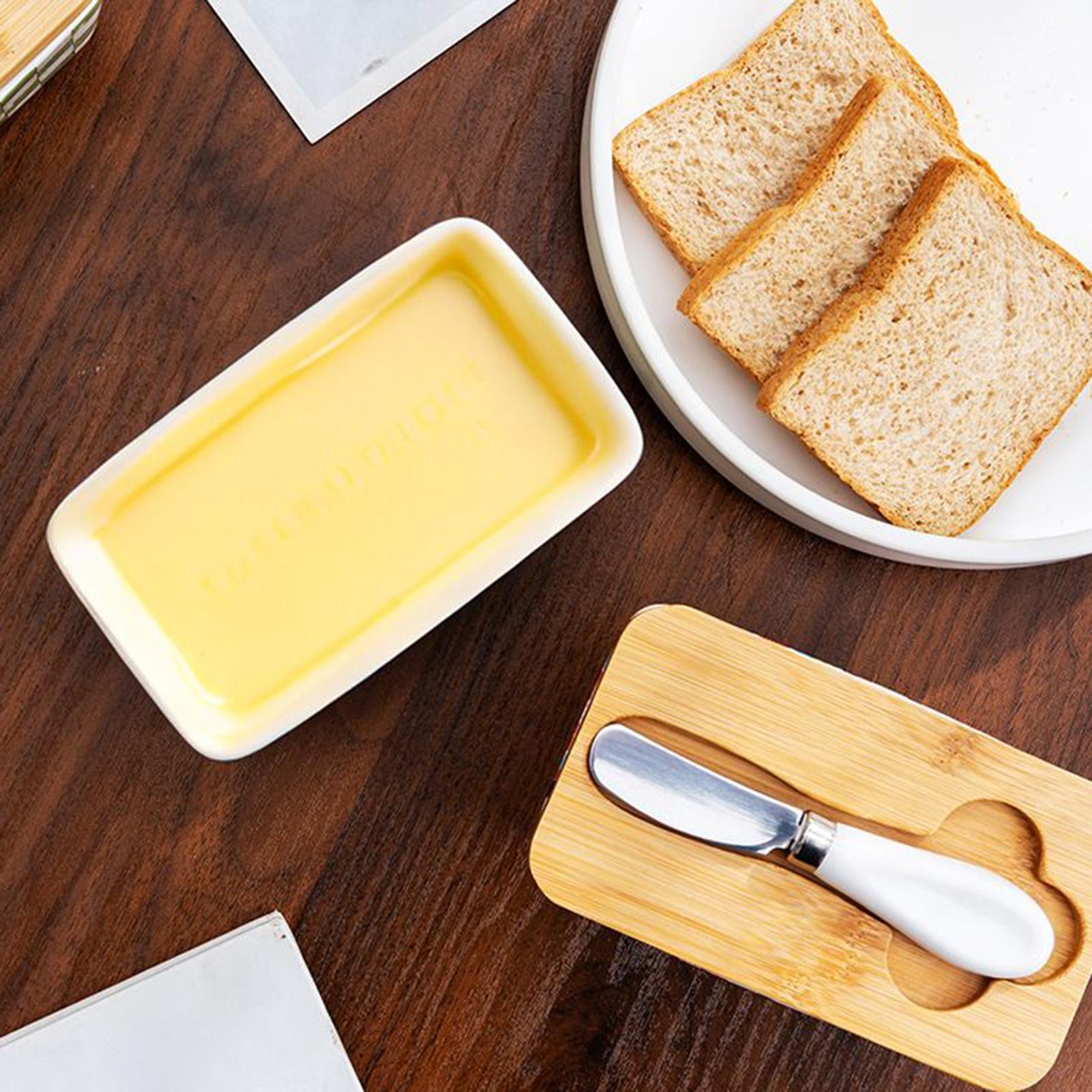 Butter Dish Ceramic Butter Con - Kitchen Baking Counter review and price