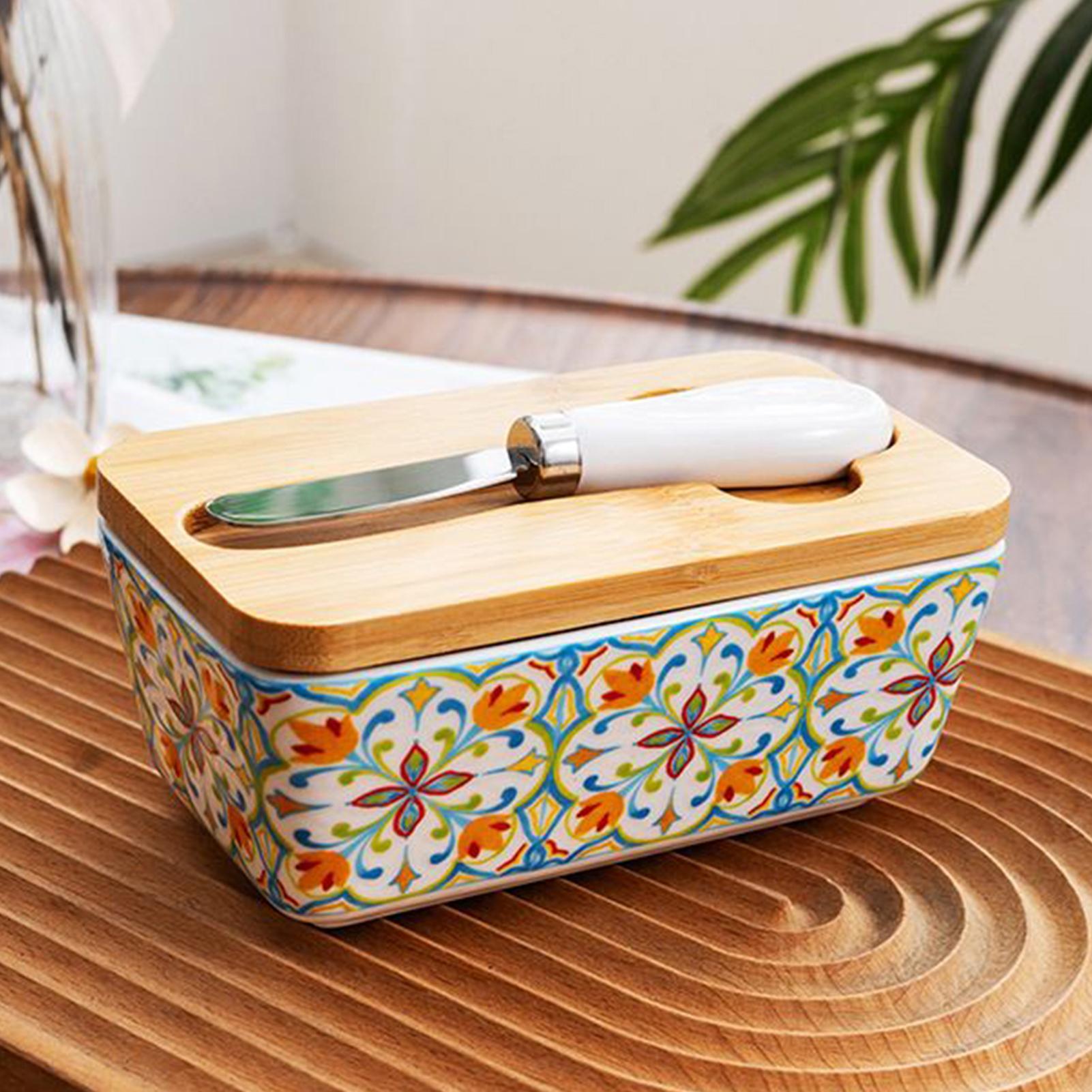 Butter Dish Ceramic Butter Con - Kitchen Baking Counter review and price