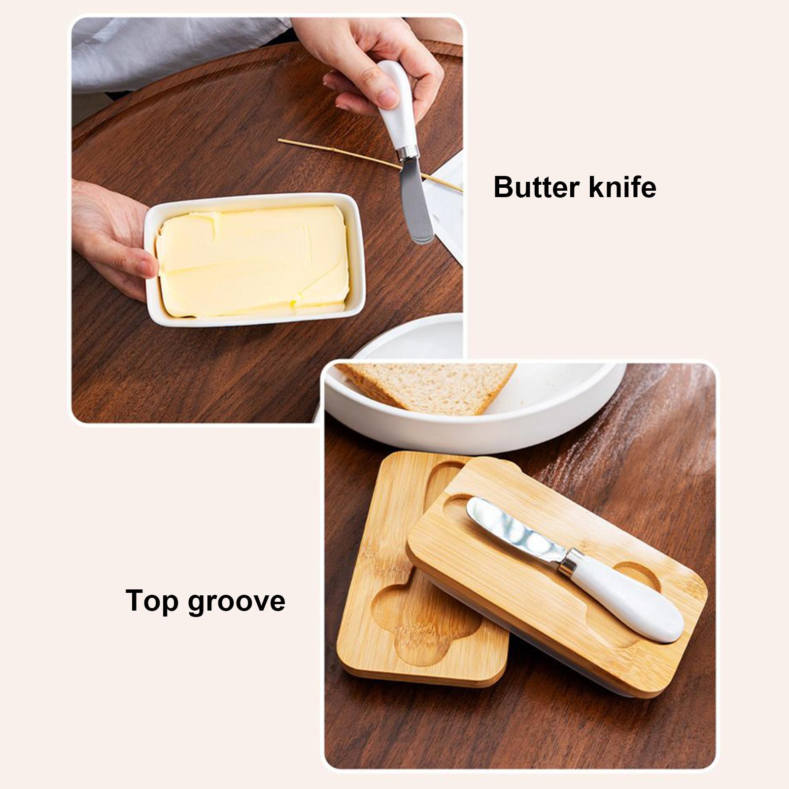 Butter Dish Ceramic Butter Con - Kitchen Baking Counter review and price