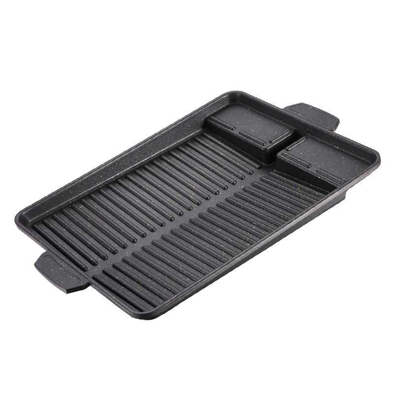 BBQ Grill Pan Plate 32 X 26cm  - Kitchen Baking Tray Organiser review and price