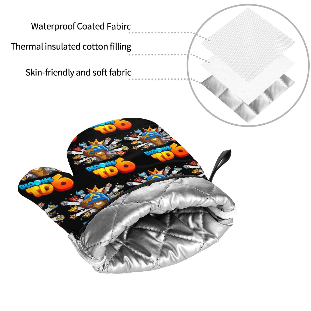 Bloons Td 6 For Kids Oven Mitt - Baking Kitchen Kids review and price