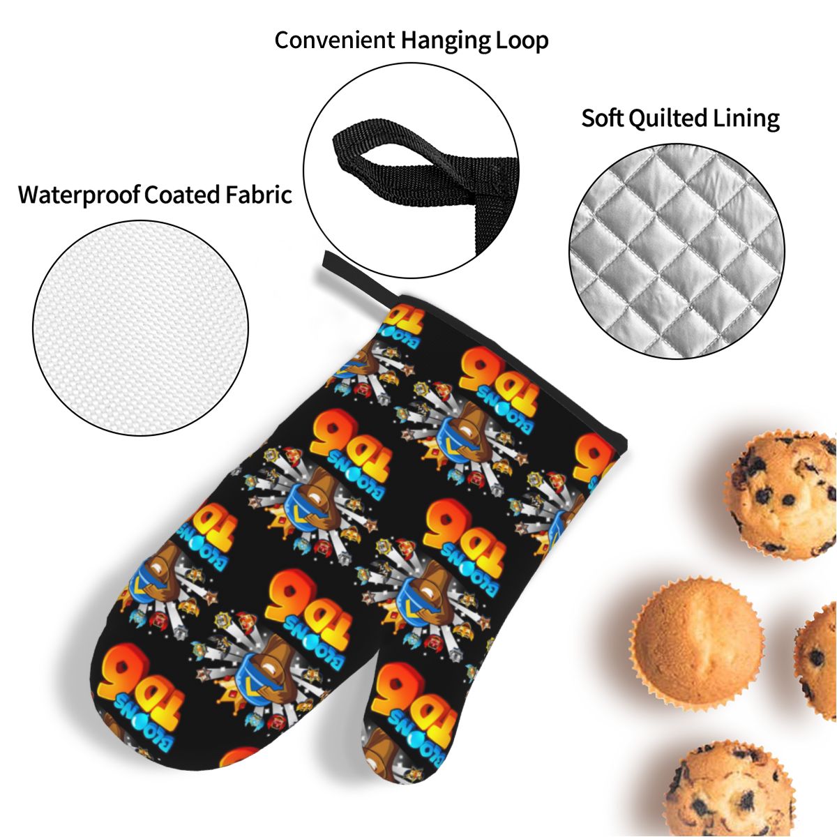 Bloons Td 6 For Kids Oven Mitt - Baking Kitchen Kids review and price